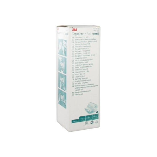Rolo de filme adesivo transparente 3M Tegaderm 10cmx2m 1 Unidade