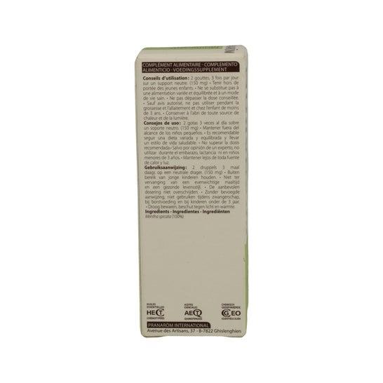Menta Verde Pranarom He Orgânico 10ml