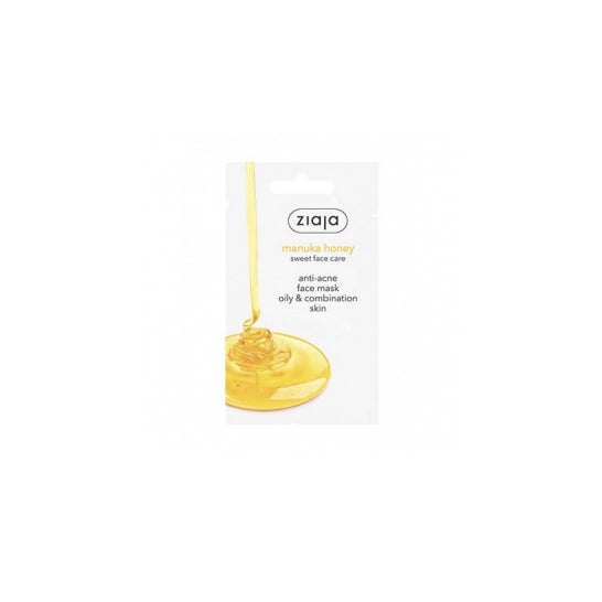 Máscara Ziaja Manuka Mel Anti-Acne Pele Oleosa 7ml