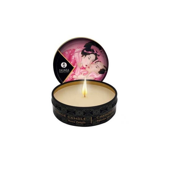 Shunga Mini Aphrodisiac Massage Candle Pink 1pc