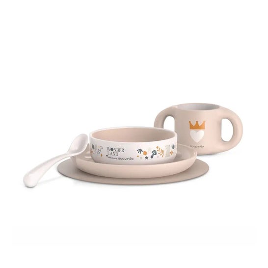 Suavinex® louça de mesa de aprendizagem rosa Suavinex® louça de mesa de aprendizagem rosa