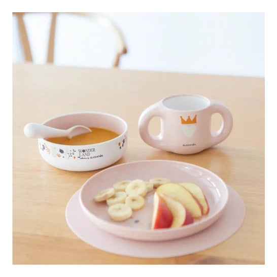 Suavinex® louça de mesa de aprendizagem rosa Suavinex® louça de mesa de aprendizagem rosa
