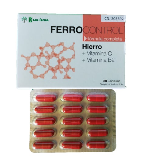 Roan-farma Ferro Control Fórmula 30caps Completa