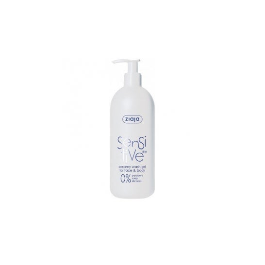 Ziaja Gel Desmaquilhante Sensitive Gel Desmaquilhante Rosto e Corpo Pele Sensível 400ml