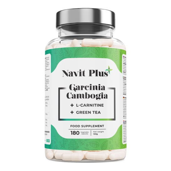 Navit Plus Garcinia Cambogia + L-carnitina + Chá Verde 180 Caps