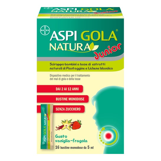 Bayer Aspi Gola Natura Junior 16 Sobres