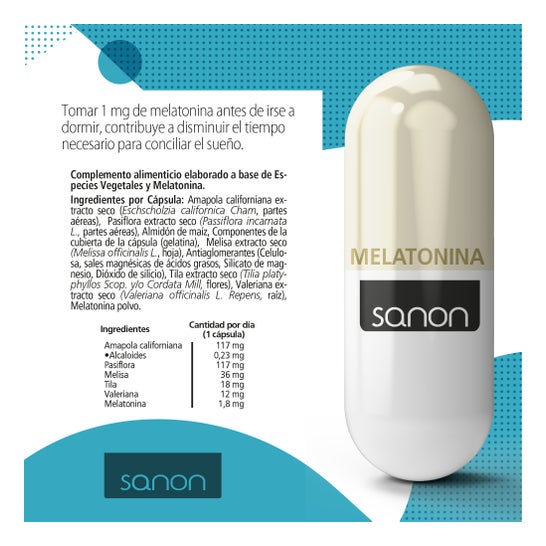 Sanon Melatonin 545mg 60caps