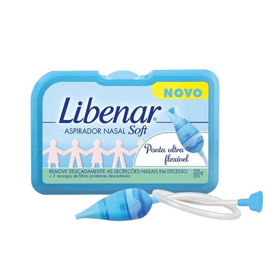 Libenar Baby Aspirador Nasal Soft + 5 Recargas de Filtros