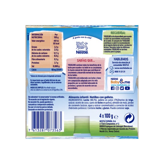 Cookie Nestle Yogolino 6 4x100g