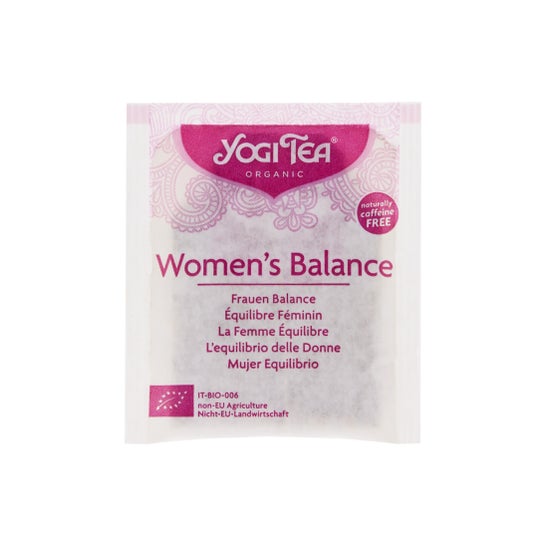 Mulher de chá Yogi balanceamento de 17 sacos
