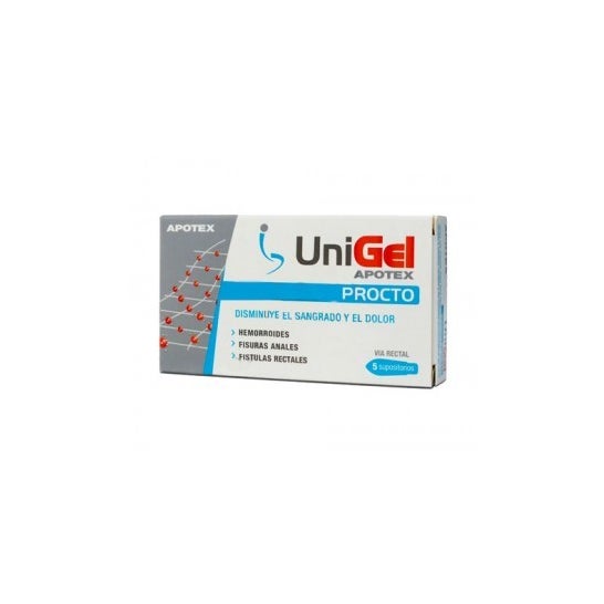 Apotex Unigel Procto supositórios 5uds