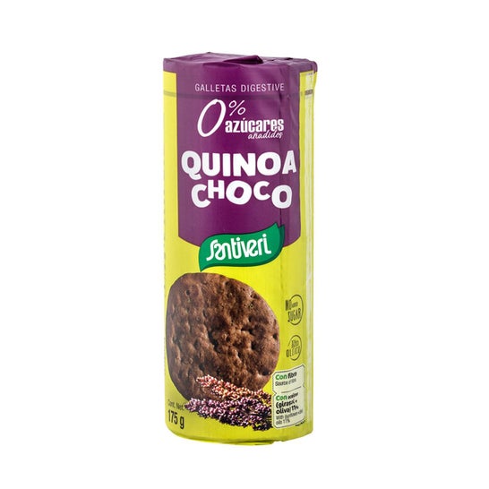 Santiveri Biscoitos Digestivos Quinoa Choco 175g