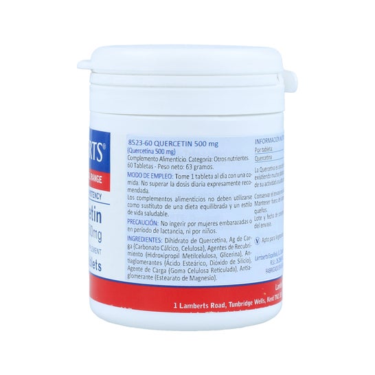 Lamberts Quercitina 500mg 60 Comp