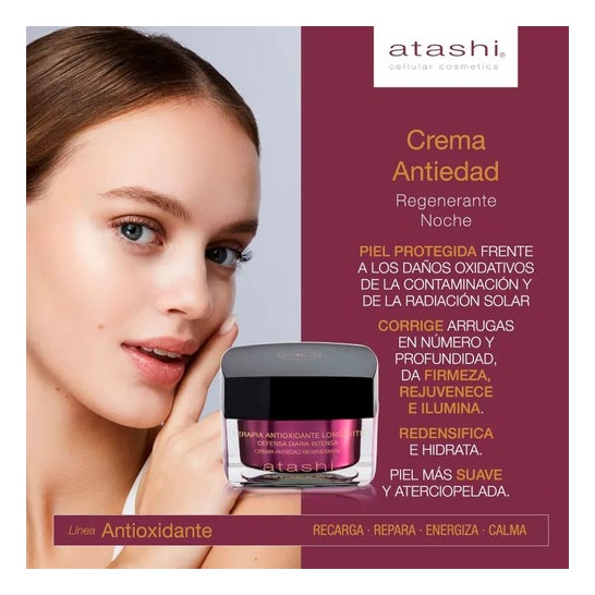 Atashi® Antioxidant Therapy Creme Antioxidante Longa Idade 50ml Atashi® Antioxidant Therapy Creme Antioxidante Longa Idade 50ml