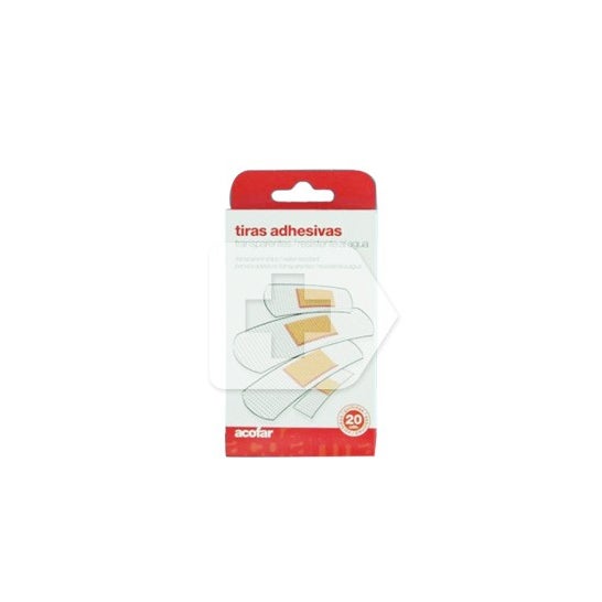 Tiras plásticas transparentes Acofar 20uds