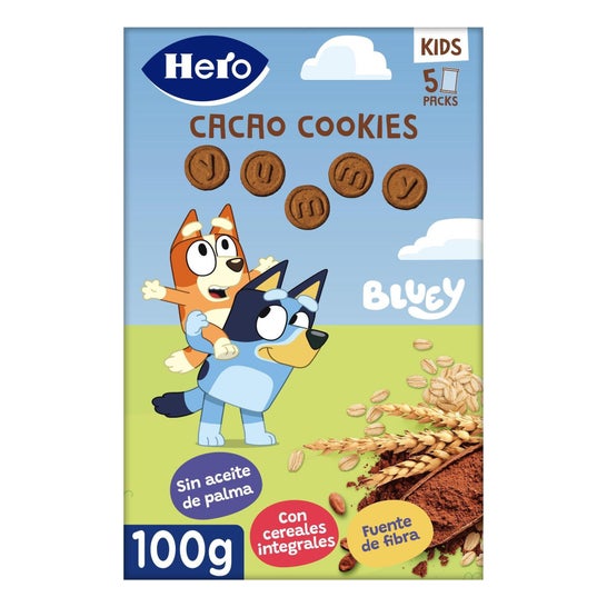 Hero Biscoitos Cacau Bluey 5x20 g