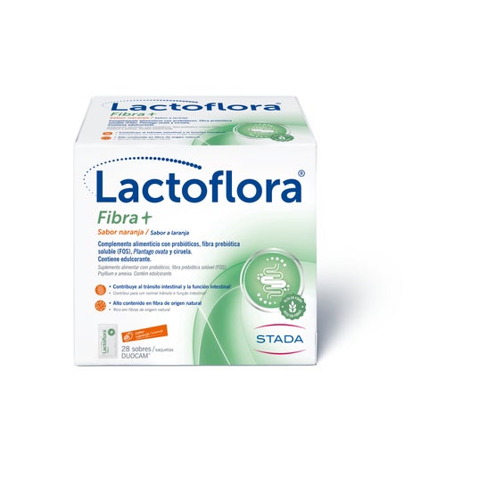 Lactoflora Fibra+ probióticos e fibra natural 28 sachês