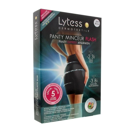 Lytess  Panty Belly Belly Flat Belly Slimming Flash Preto S/M