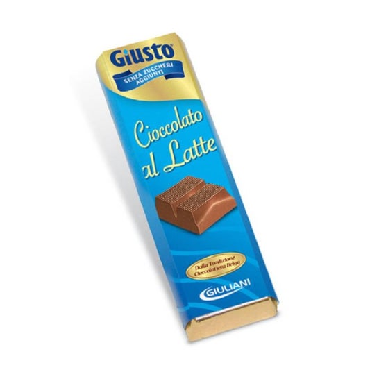 Giusto Chocolate Leche Sin Azúcar 42g