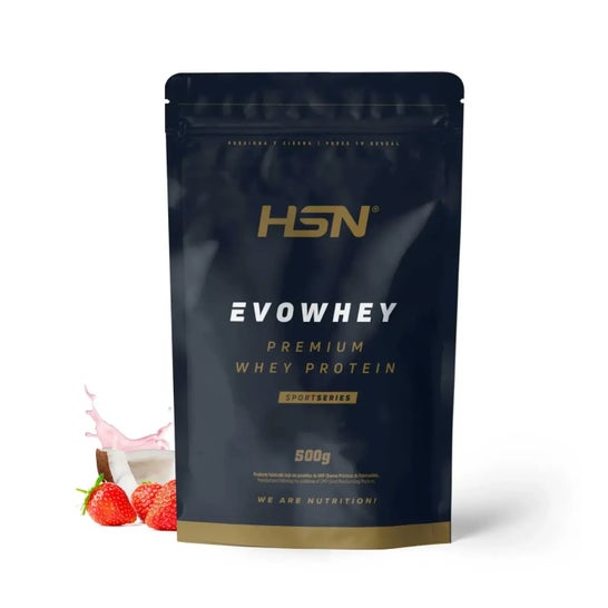 HSN Evowhey Protein Fresa y Coco 500g