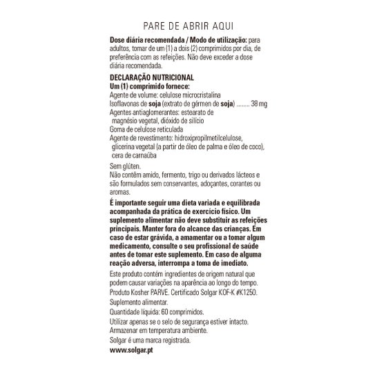 Solgar Super Concentrate Soy 60Comp