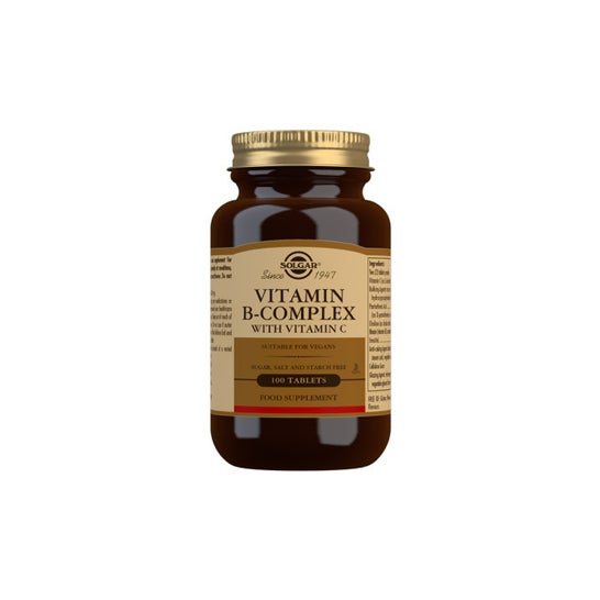 Solgar Vitamin B Complex com Vitamina C 100 tabs