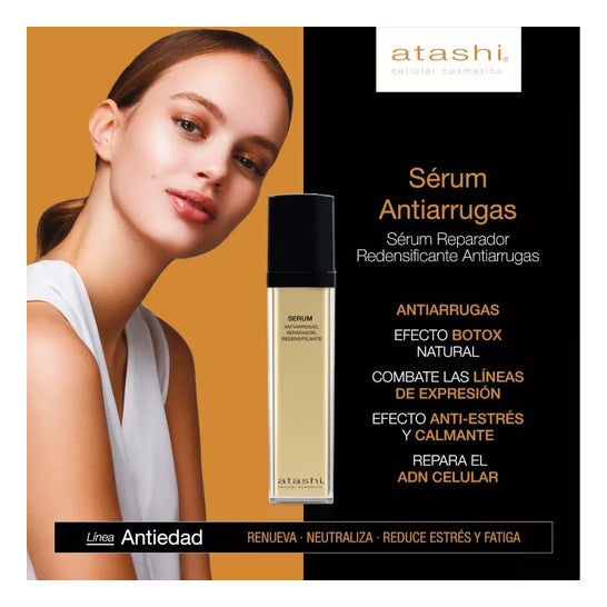Atashi® Cellular Cosmetics anti-soro reparador de rugas redensificante 50ml Atashi® Cellular Cosmetics anti-soro reparador de rugas redensificante 50ml