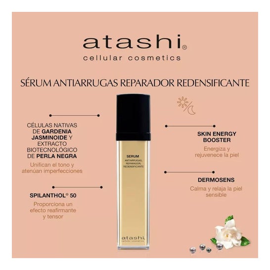 Atashi® Cellular Cosmetics anti-soro reparador de rugas redensificante 50ml Atashi® Cellular Cosmetics anti-soro reparador de rugas redensificante 50ml