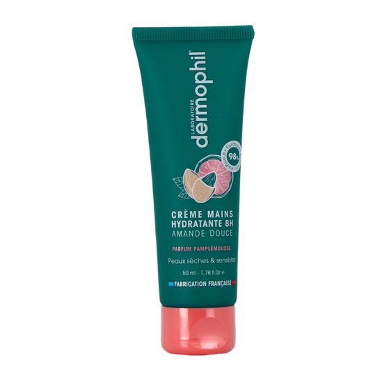 Dermophil Indien Creme de Mãos com Óleo de Amêndoas e Toranja 50 ml