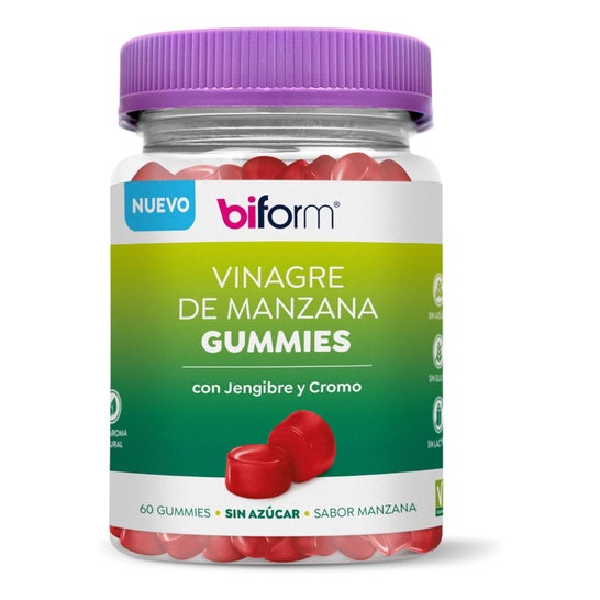 Biform Vinagre de Manzana 60 Gummies