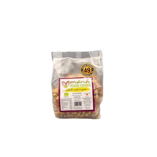 Maná Pistaches Pistache Ecológico Cru Sem Casca 300 g
