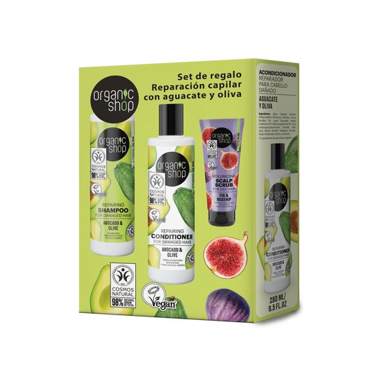 Organic Shop Set Reparador Capilar Abacate Oliva