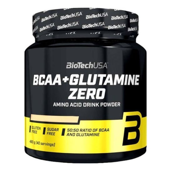 Biotecnologia BCAA + Glutamina Chá Zero Pêssego 480g