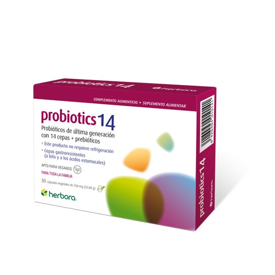 Herbora Probióticos 14 30caps