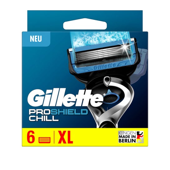 Gillette Proshield Chill Lâmina de Barbear Recarga 6 Unidades