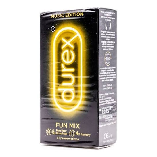 Preservativos Durex Music Edition Fun Mix 10 Preservativos