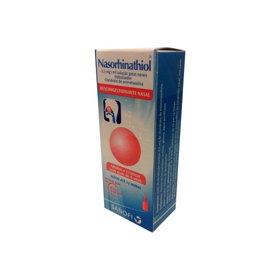 Nasorhinathiol Oximetazolina 0.5mg/ml Solução Nebulizador 15ml