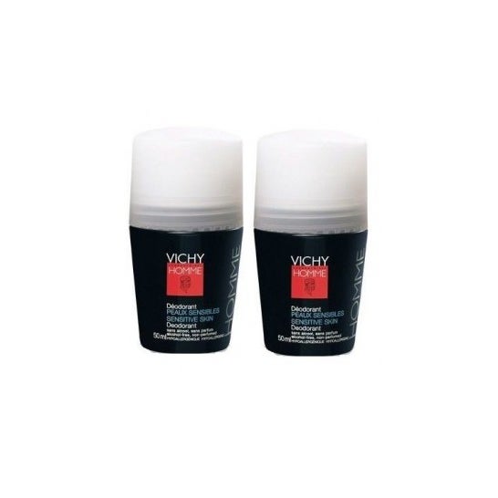Vichy Homme Desodorizante Anti-Transpirante Cordão 48H 2 X 50 Ml