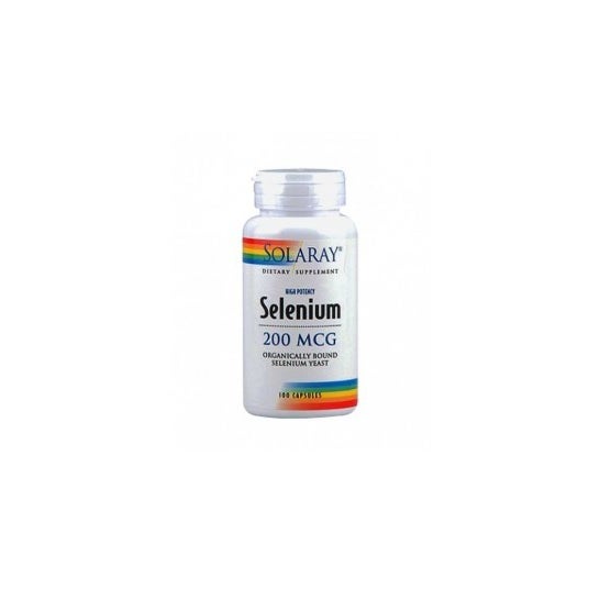 Selênio Solaray 200mcg sem leveduras 90cáps