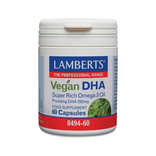 Lamberts DHA vegan 60 cápsulas de 250mg