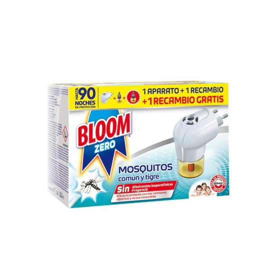 Bloom Zero Dispositivo Repelente de Mosquitos + 2 Recargas