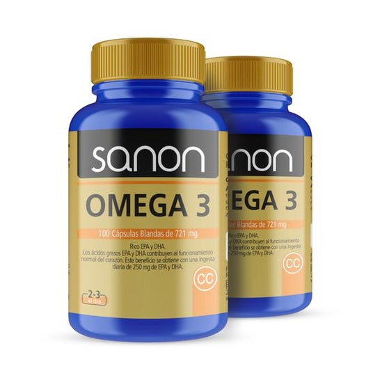 Sanon Pack Omega 3 721mg 2x100caps