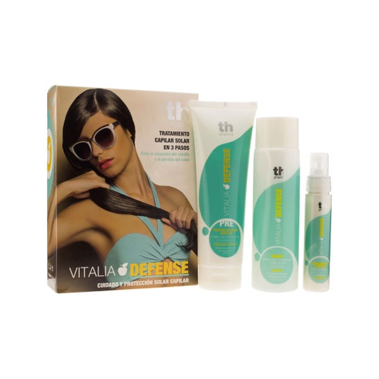 Th Pharma Vitalia Defesa Solar Creme Para Cabelos 250ml + Shampoo 300