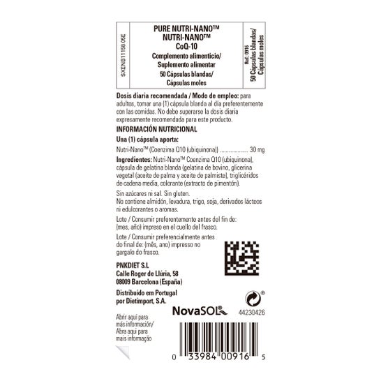 Solgar Nutri-Nano Coenzima Q10 50cáps