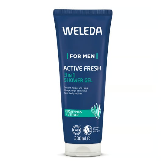Weleda For Men Active Fresh Gel de Duche 3 em 1 200 ml