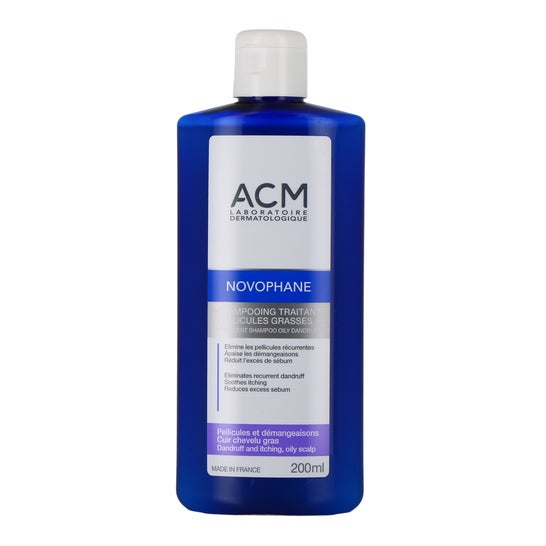 Novophane Champô de Tratamento Anticaspa para Caspa Oleosa 200 ml