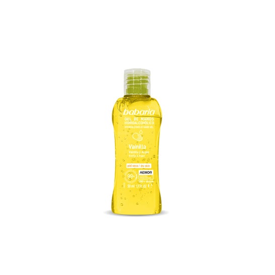 Gel Hidroalcoólico Babaria Baunilha para as Mãos 50ml