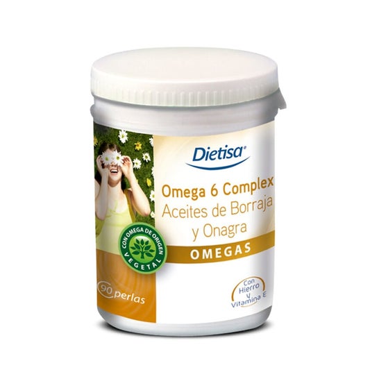 Dietisa Omega 6 Complex Aceite de Borraja y Onagra 90 Perlas