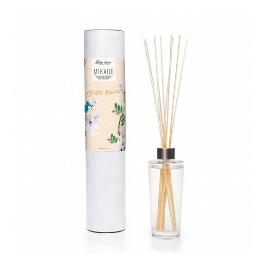 Difusor de Perfume Boles d'Olor Mikado Natural Jasmim Branco