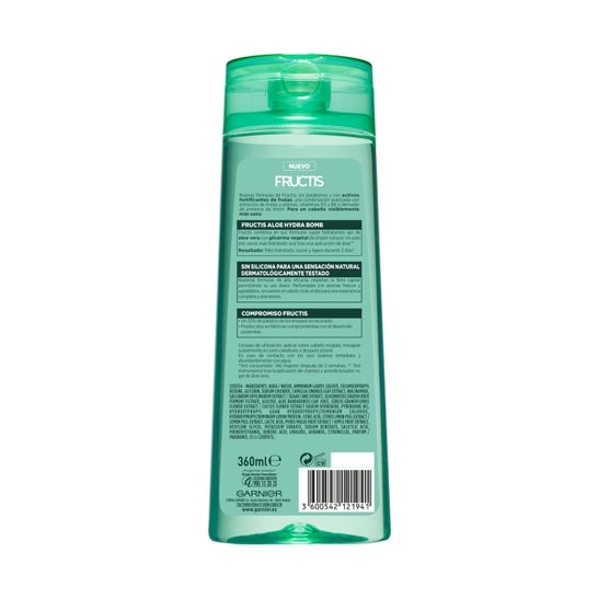 Champô Fortificante Garnier Fructis Fructis Aloe Hydra Bomba Fortificante 360ml